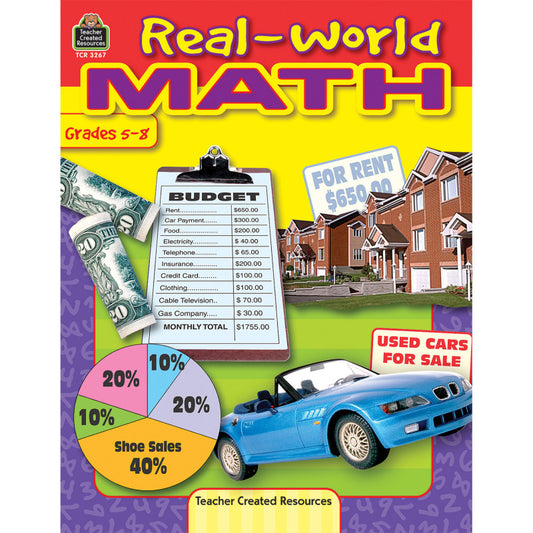 REAL WORLD MATH GR 5-8 BOOK