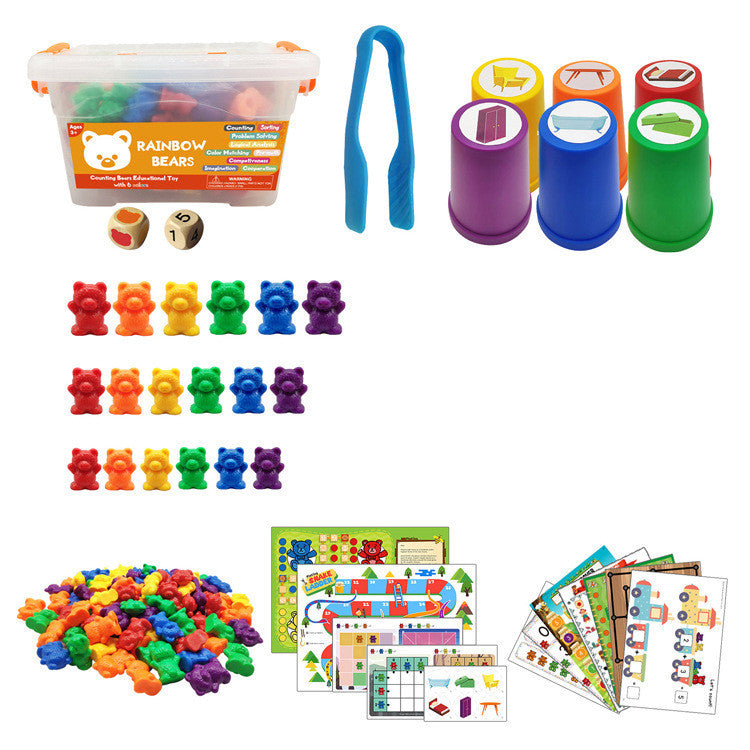 Rainbow Counting Bear Learning Aids