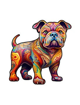 Dog Wooden Puzzles STEM KIt