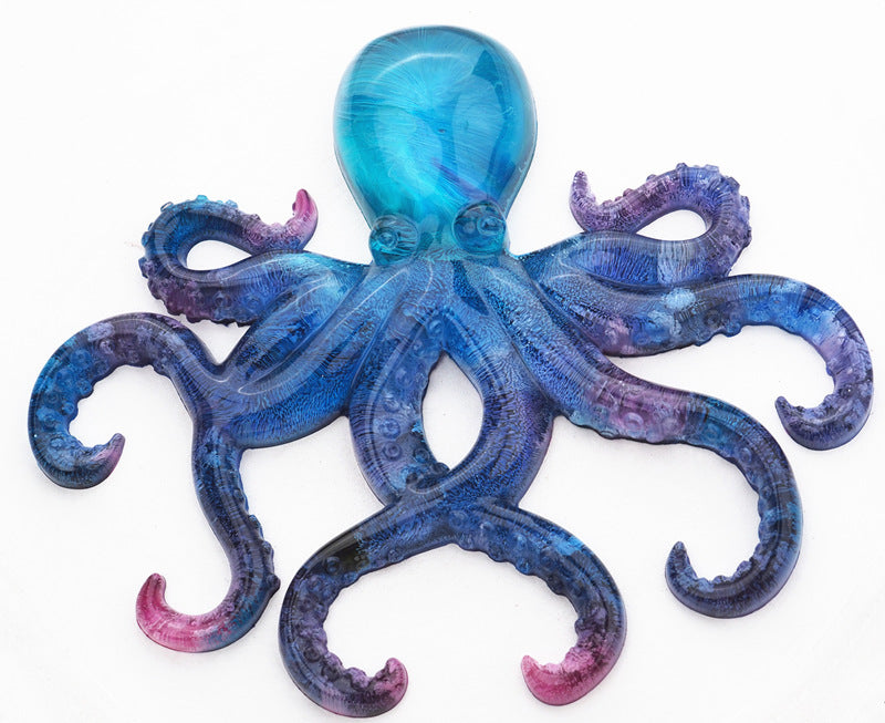 Diy Epoxy Resin Crystal Epoxy Ocean Octopus Mirror Silicone Mold