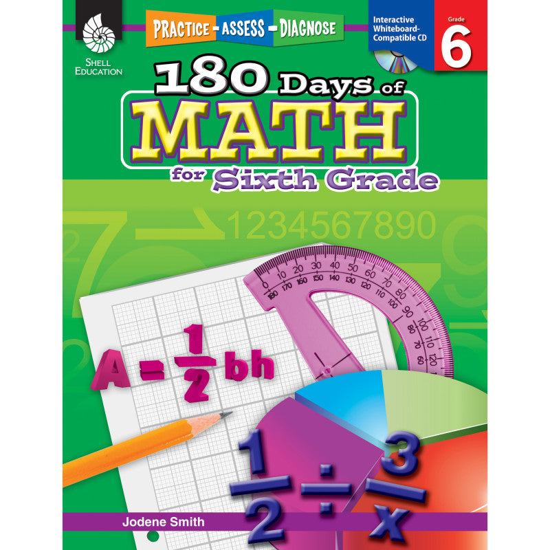 180 DAYS OF MATH GR 6 BOOK