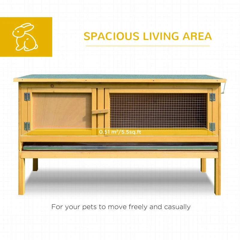 Paw Hut Wooden Rabbit Hutch