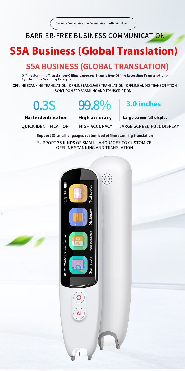 Text Scan Reading Translating Learning Aid