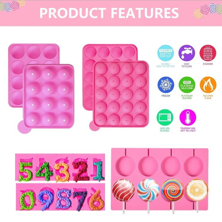 Candy Making Cooking Kit Silicone Mold Set