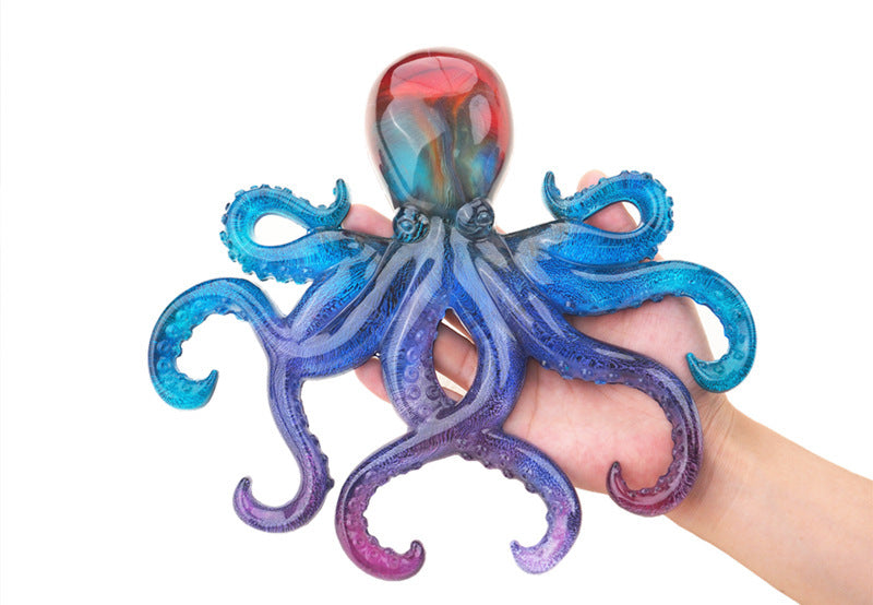 Diy Epoxy Resin Crystal Epoxy Ocean Octopus Mirror Silicone Mold
