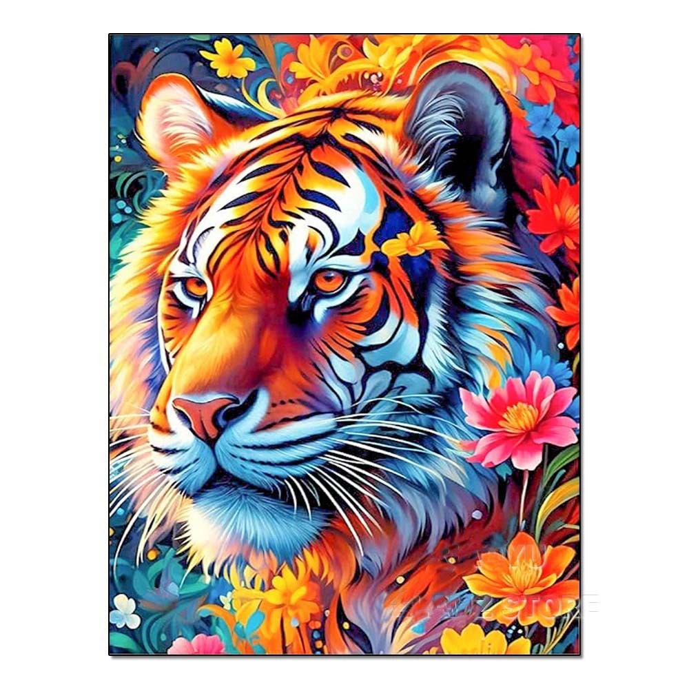 Diamond Painting Colorful Animals