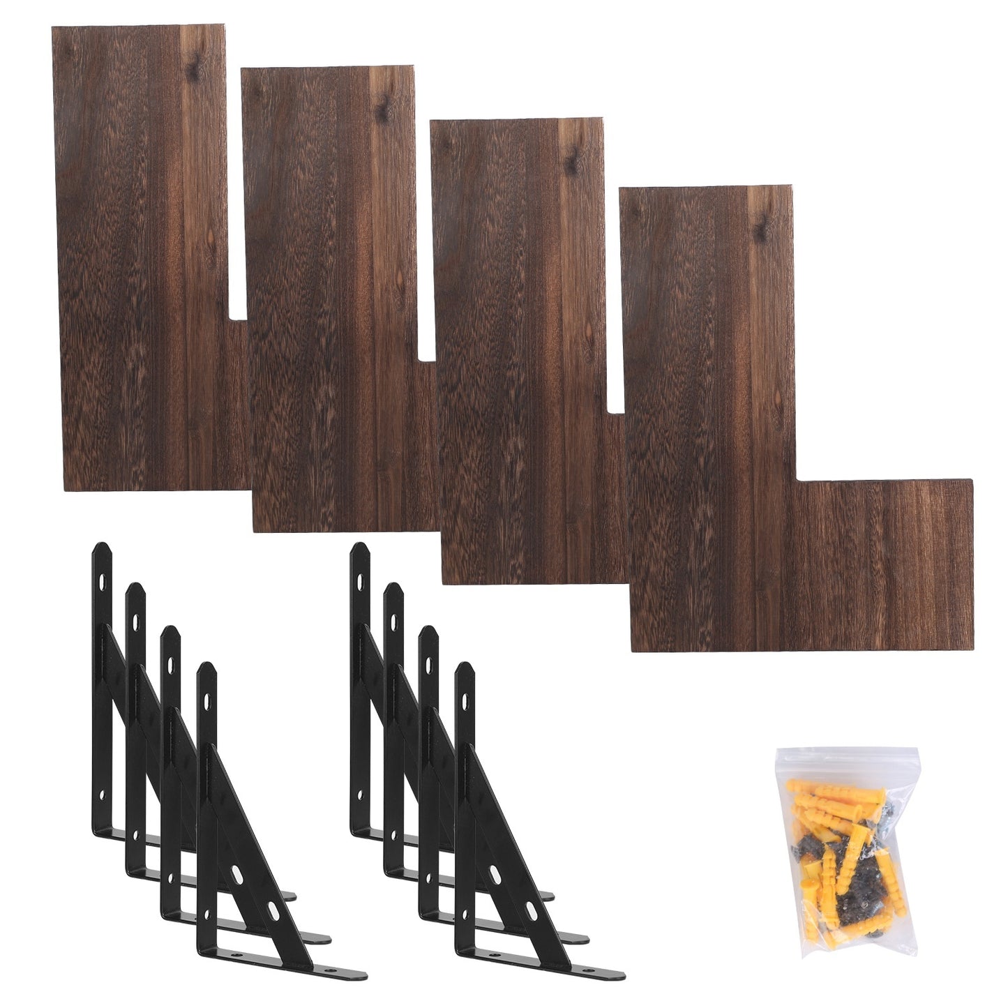 4Pack Per Set Corner Floating Shelf