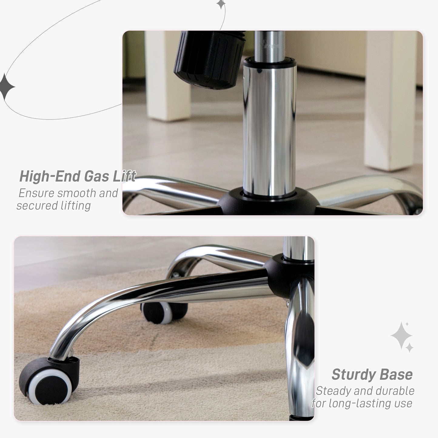 Velvet Office Chair Desk Chair with 360 Degree Swivel
