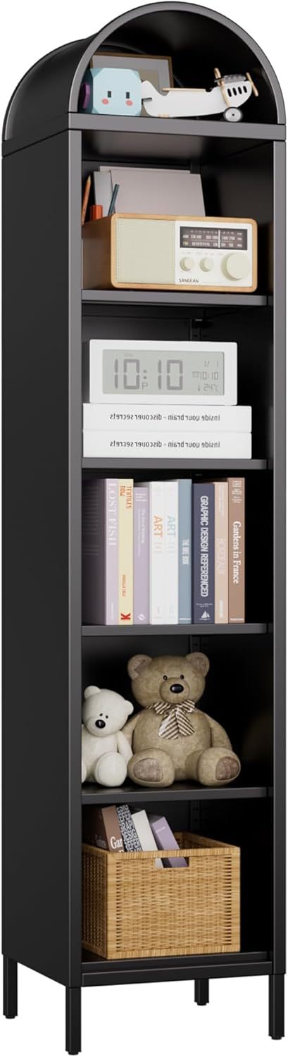 Narrow Arched Bookshelf\