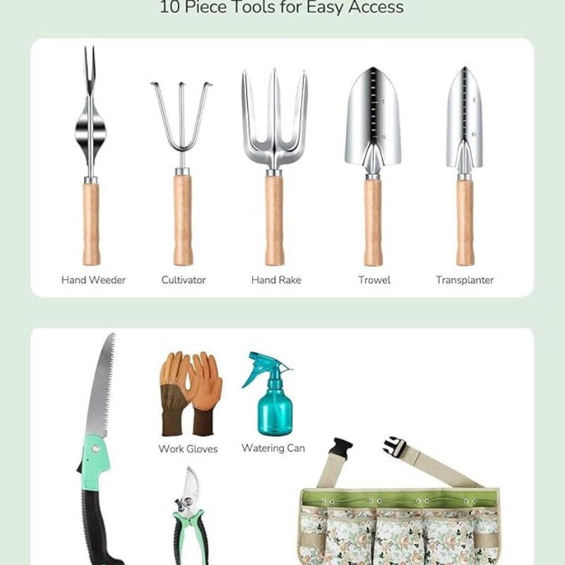 Gardening Tool Set With Pruning Shears