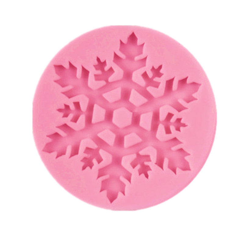 Crystal Epoxy Pendant Silicone Mold Snowflake Christmas Decoration