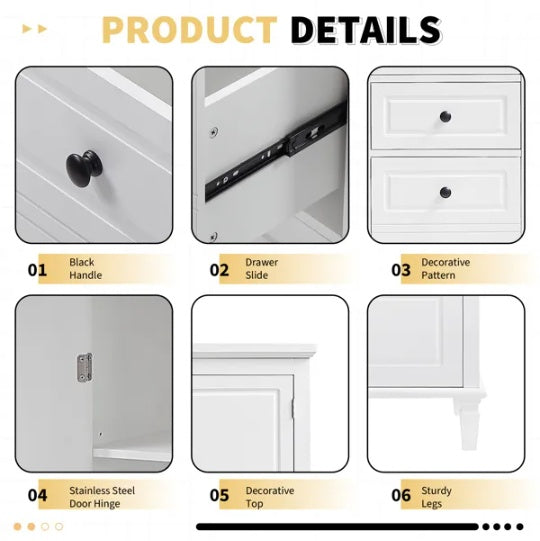 Tall And Wide Storage Cabinet