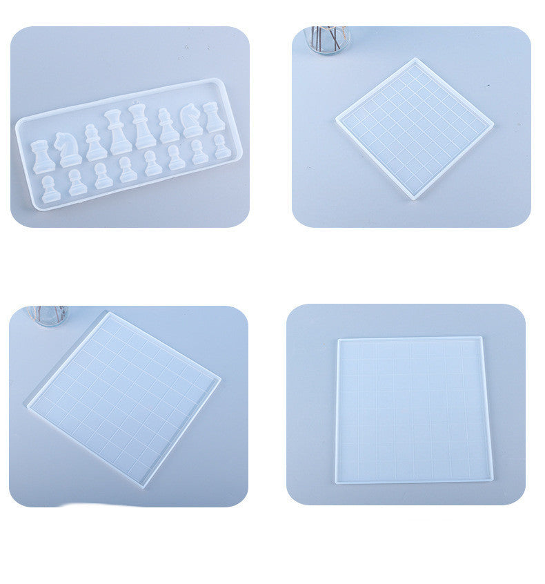Epoxy Mold Three-dimensional Chess Silicone Mold