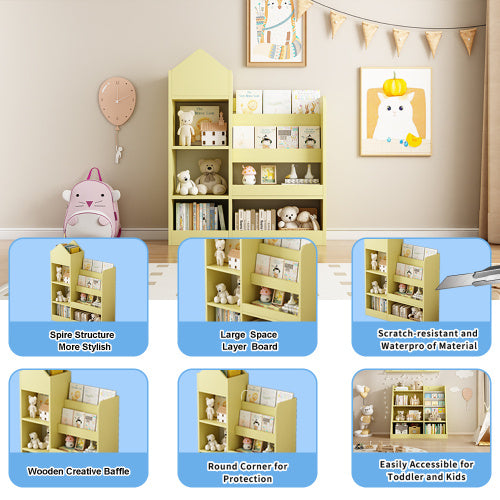 Children's Wooden Bookshelf