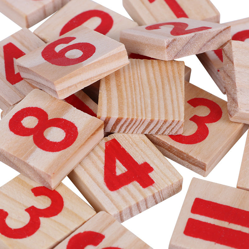 Wooden education math manipulatives