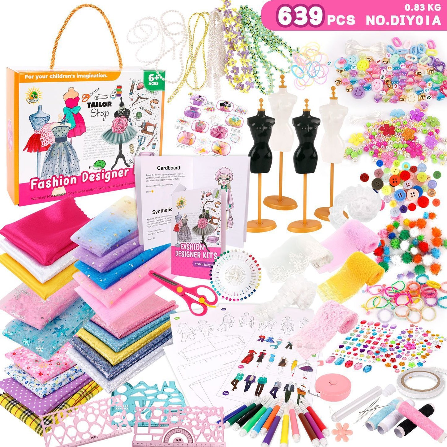 Children's Clothing Design Sewing Kit Toys