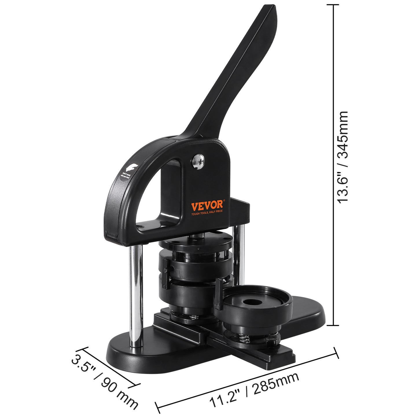 VEVOR Button Maker, 3-IN-1