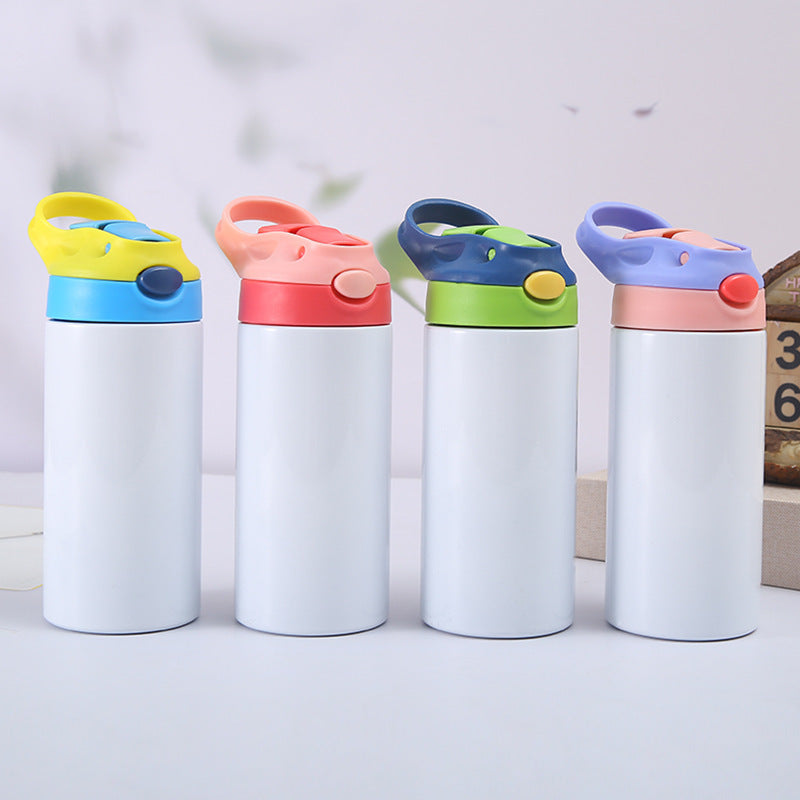 Stainless Steel Children's Straw Cup Sublimation Craft Blank