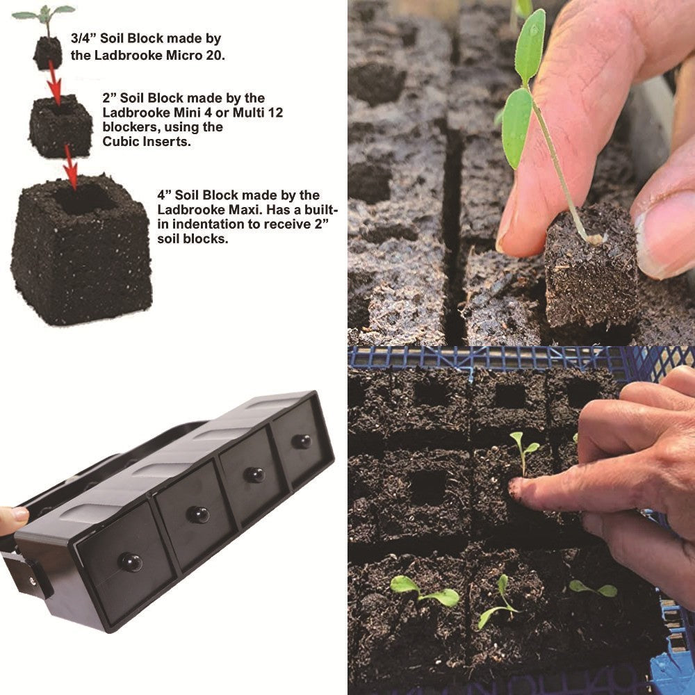 Manual Plastic Soil Block Maker Garden