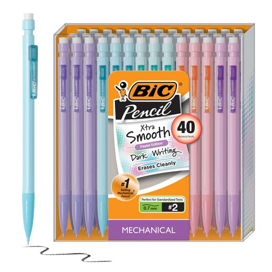 PASTEL MECHANICAL PENCILS 40CT XTRA LIFE