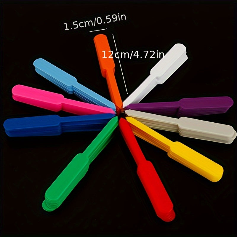 100 garden plant labels with marking pens - suitable for outdoor gardening and lawn care