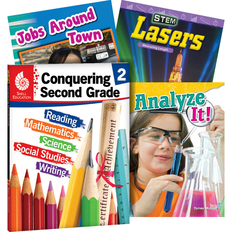 CONQUERING SECOND GRADE 4-BOOK SET