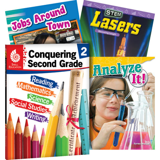 CONQUERING SECOND GRADE 4-BOOK SET