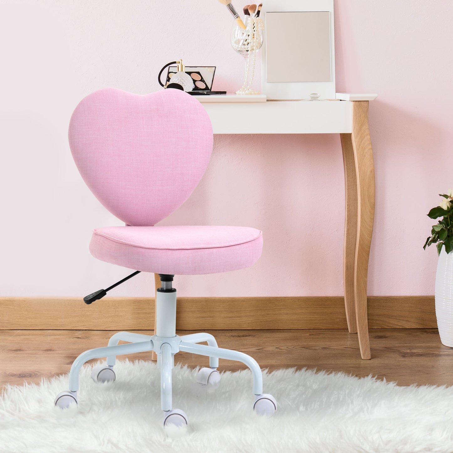 Heart Shape Swivel Desk Chair