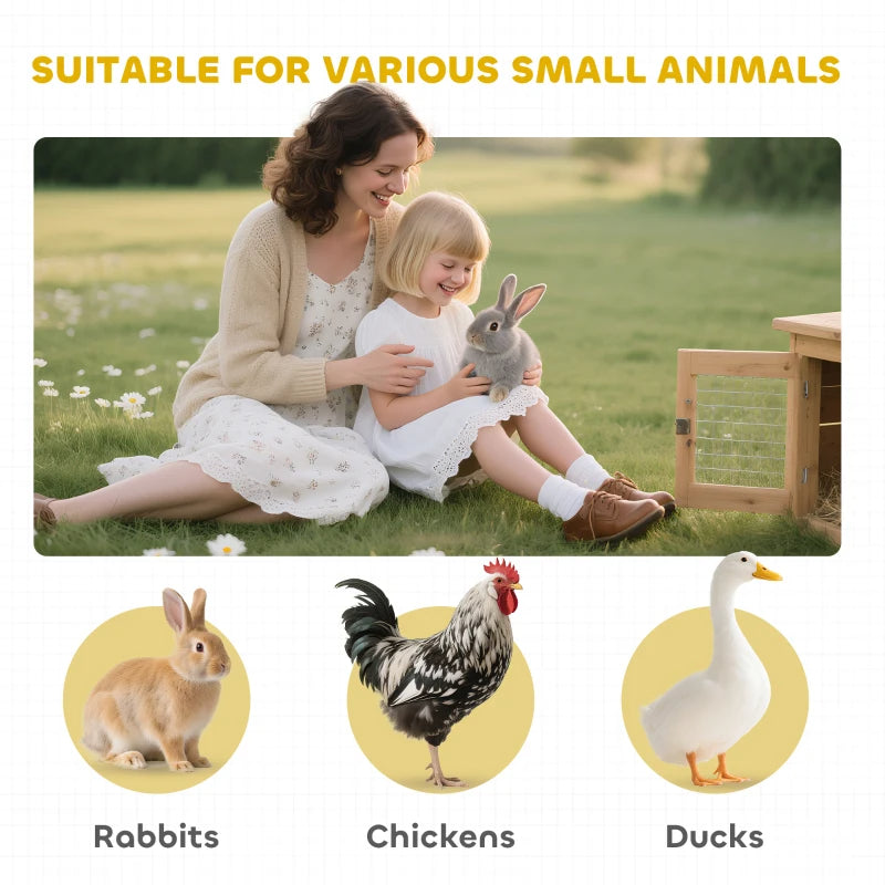 Wooden Rabbit Hutch