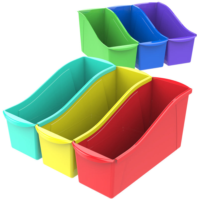 LARGE BOOK BIN ASSORTED COLOR 6/ST