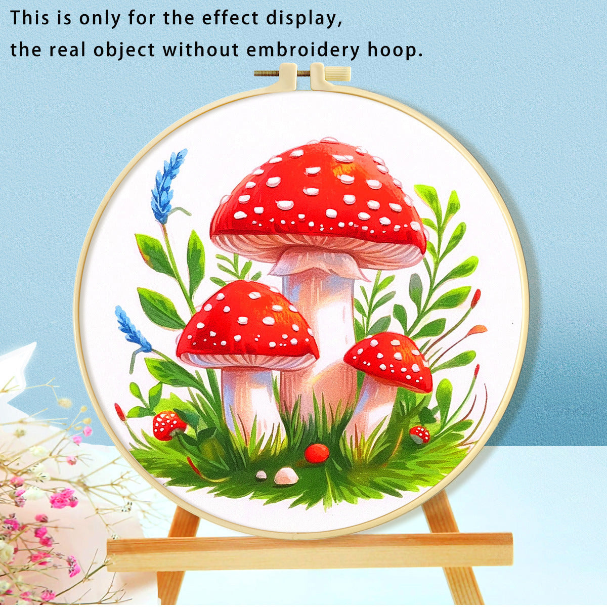 Mushroom Embroidery Art Kit