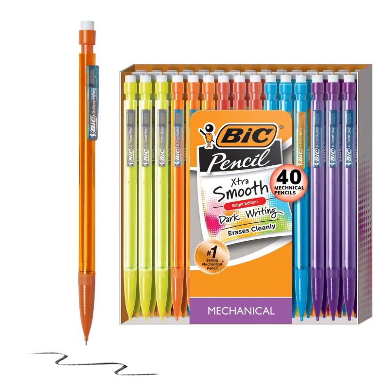 ASST COLOR MECHANICAL PENCILS 40CT XTRA LIFE