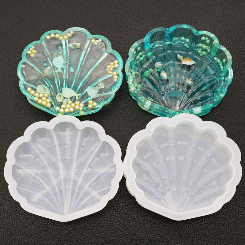 Crystal Epoxy Scallop Shape Resin Silicone Mould