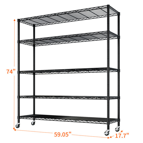 Five Layer Heavy-duty Storage Rack