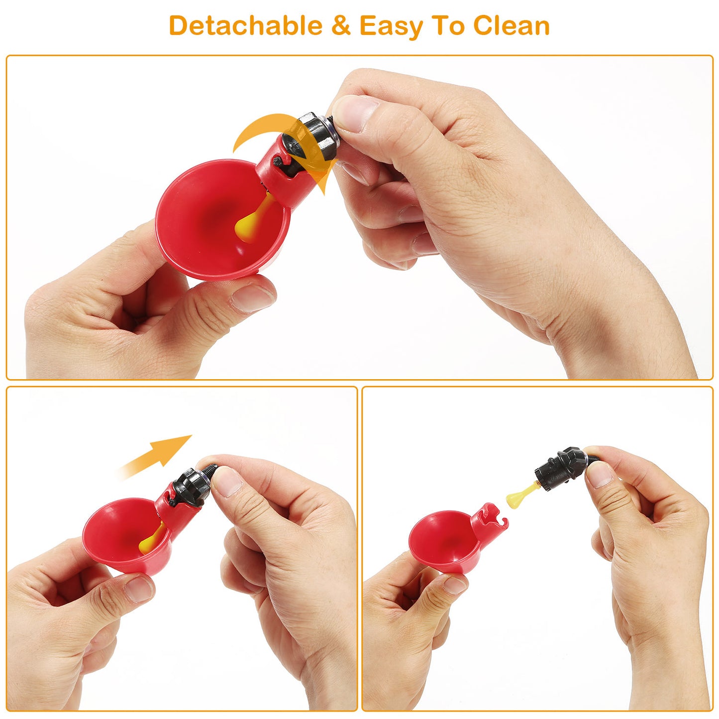 20 Pack Chicken Waterer Automatic Poultry Waterer