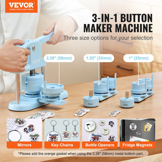 3-IN-1 Button Maker