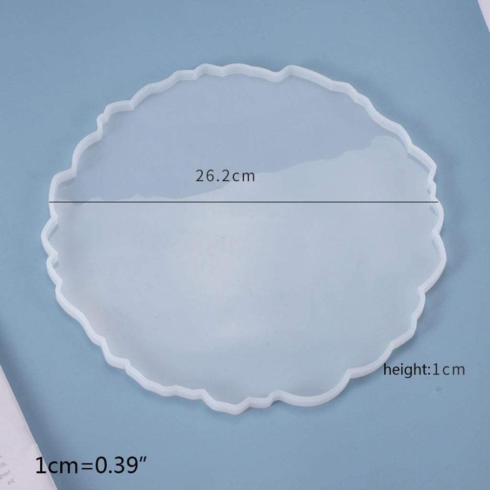 DIY Material Crystal Epoxy Large Irregular Tray