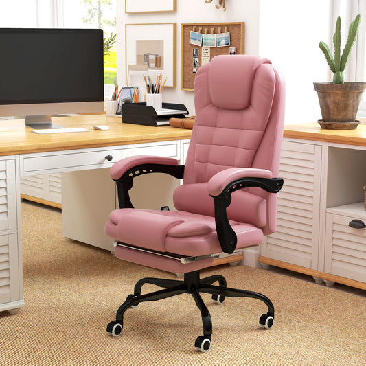 7-Point Vibrating Massage Office Chair High Back