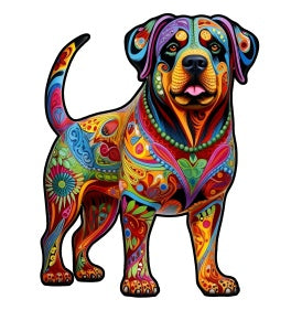 Dog Wooden Puzzles STEM KIt