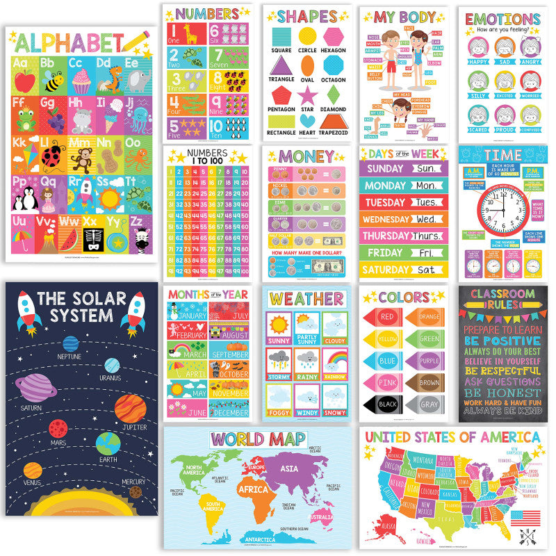 CLASS EDUCATIONAL POSTER GRK-3 16CT