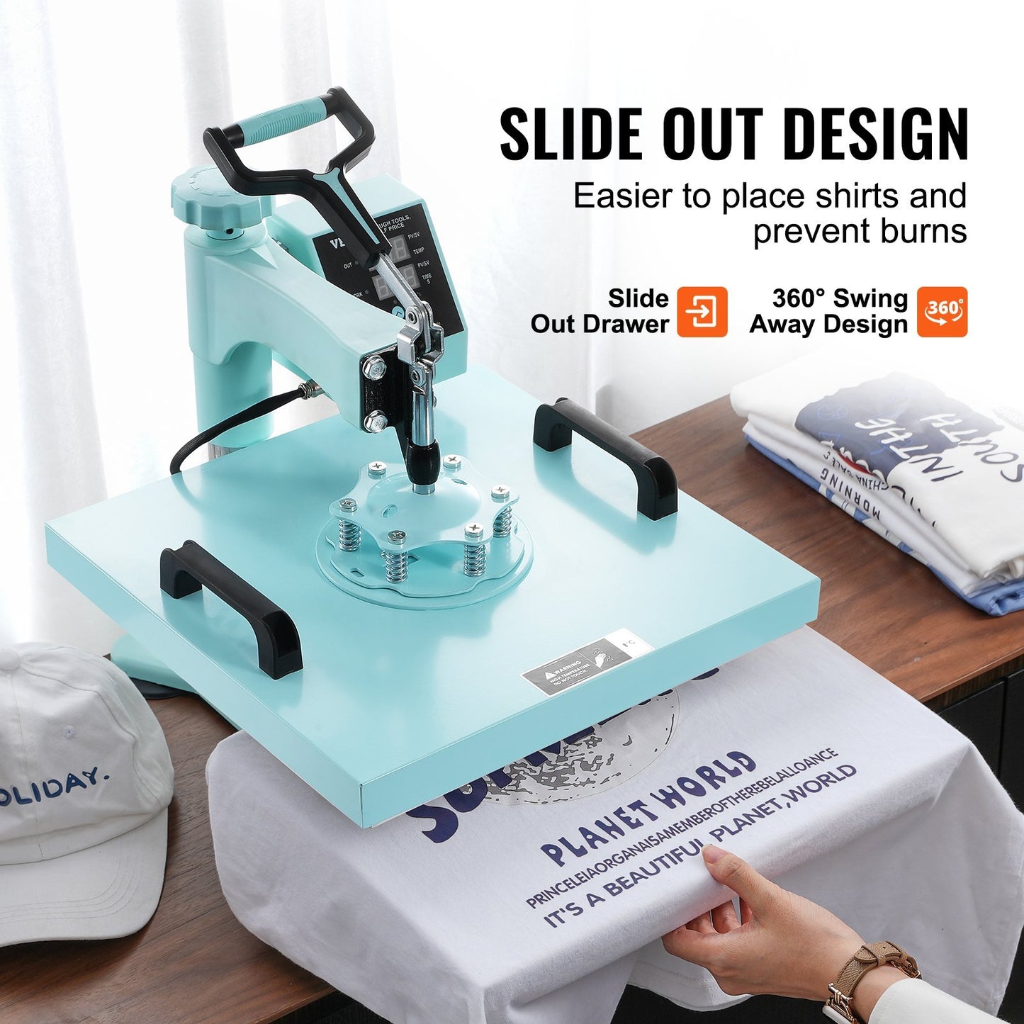 Heat Press Craft Machine 15x15 In 8 In 1