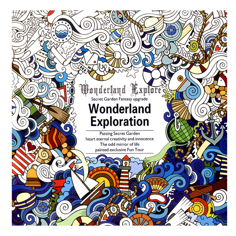 Secret garden coloring book