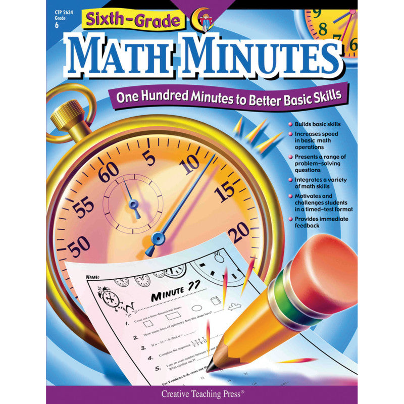 SIXTH-GR MATH MINUTES BOOK