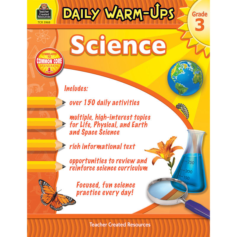 DAILY WARM UPS SCIENCE BOOK GR 3