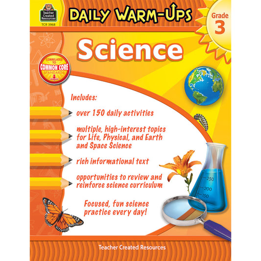 DAILY WARM UPS SCIENCE BOOK GR 3