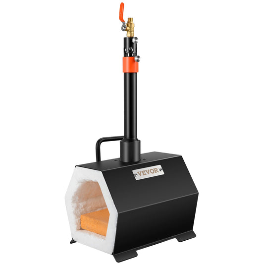 Propane Forge Portable, Single Burner Tool And Knife Making, Large Capacity Blacksmith Farrier Forges, Mini Furnace Blacksmithing, Gas Forging Tools And Equipment, Complete Art Kit