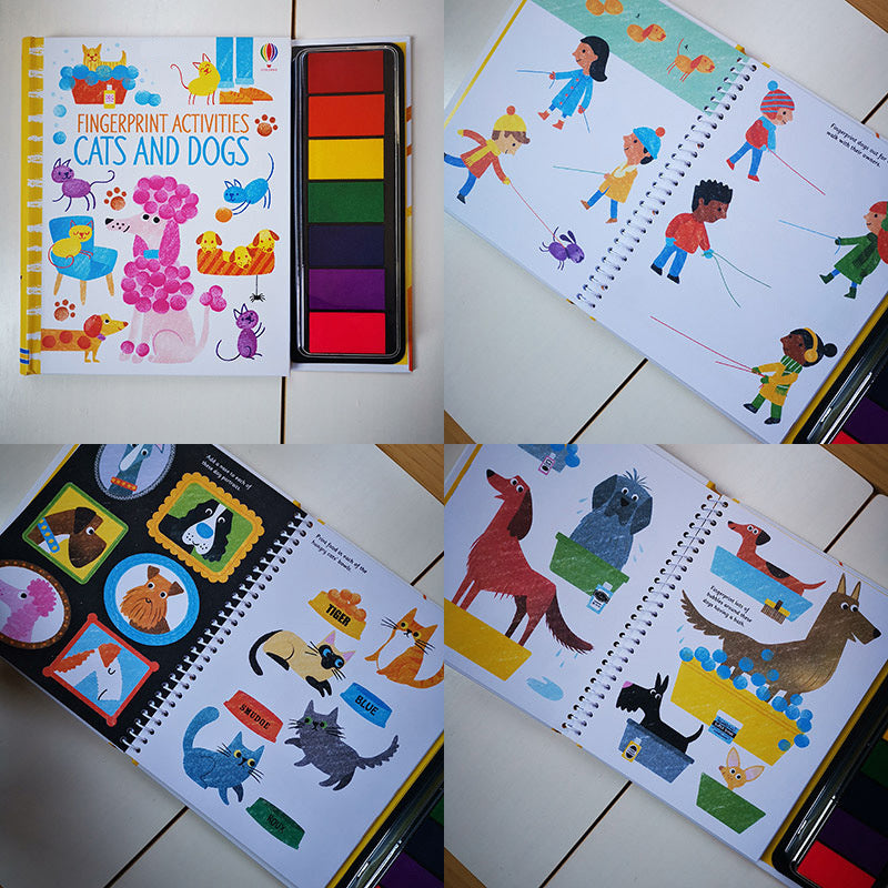 Kids Stamp Finger Coloring Book