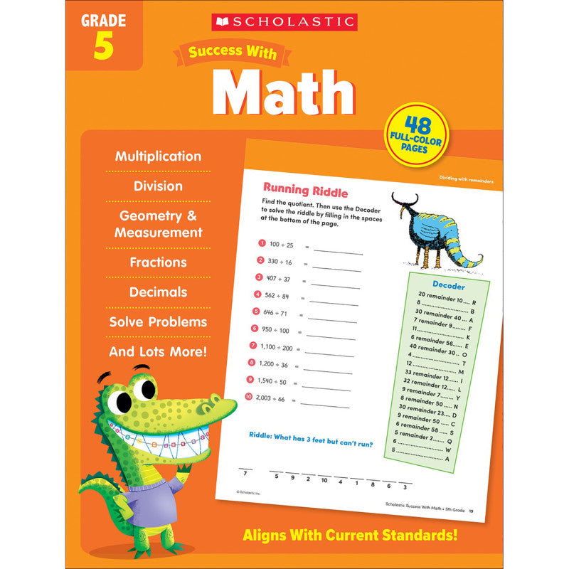 SUCCESS WITH MATH GR 5 BOOK