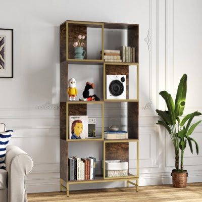 4-Tier Industrial Bookcase