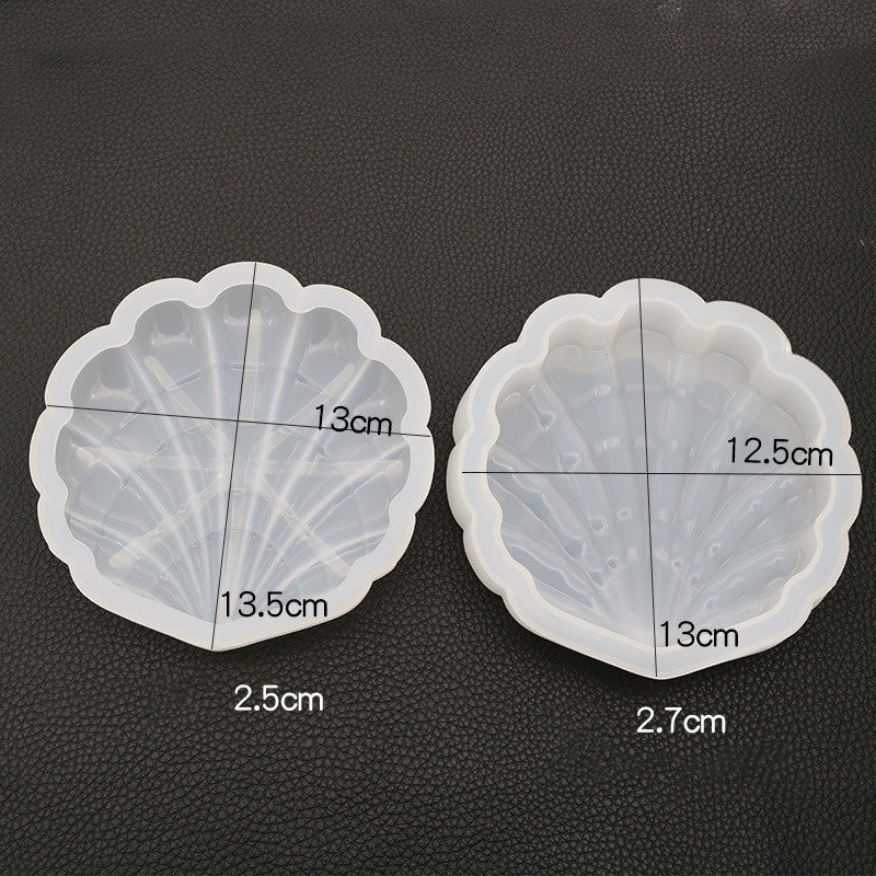 Crystal Epoxy Scallop Shape Resin Silicone Mould